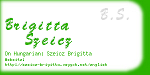 brigitta szeicz business card